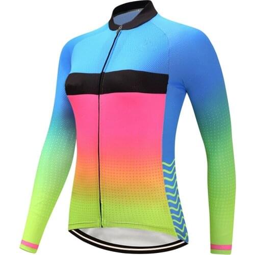 Women New Style 2021 Long Cycling MTB Bicycle Wear Ropa Ciclismo Quick-Dry Cycle Clothes MX Mountain Road Jacket