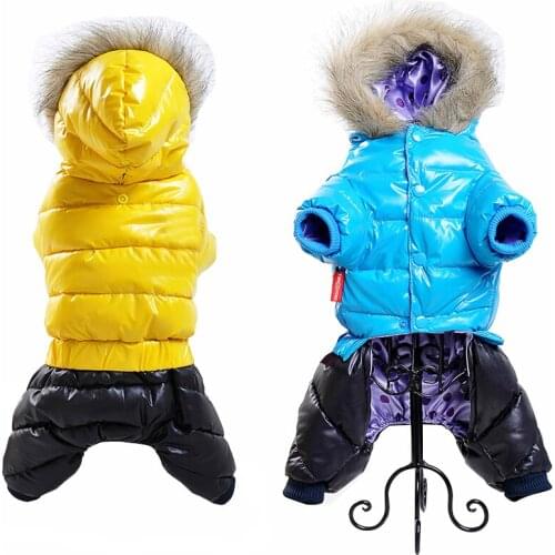 Winter Pet Dog Clothes Thicken Warm Jacket For Small Large Dogs Waterproof Puppy Pet Coat Chihuahua Pug French Bulldog Clothing