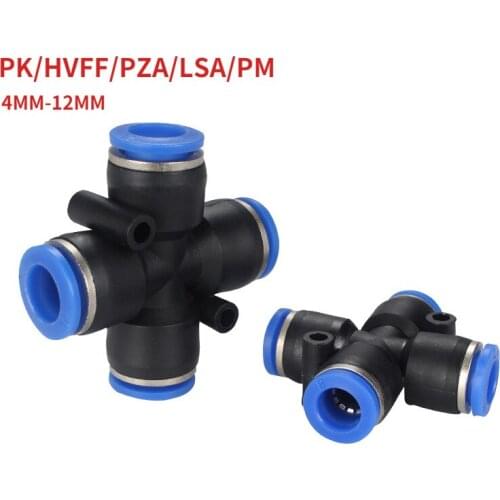 1Pcs Pneumatic Quick Coupling Gas Pipe Plastic Connector 4 6 8 10 12mm Reduced diameter pneumatic joint