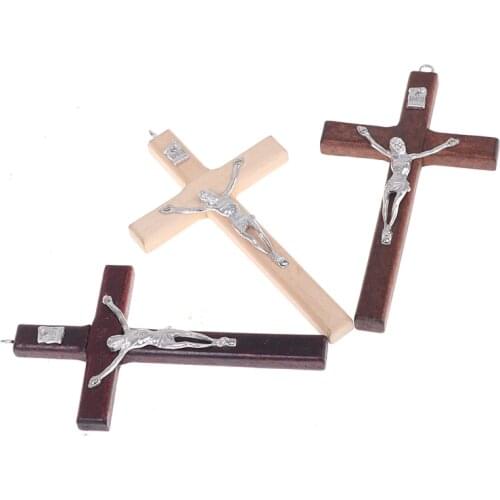 1PCS Jesus Cross Christ Suffering Statue Cross Religious Prayer Jesus Decoration