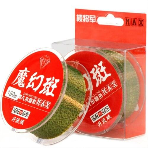 150meters/1 Roll Nylon Fishing Line Super-strength Spotted Line Invisible Soft Fishing Thread