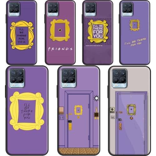 Monicas Peephole Door Frame Friends TV For OnePlus 9 Pro 8 Pro 8T 9R Case For Realme GT Neo 6 7 i 8 Q3 Pro C21 C15 C11 C3 Coque