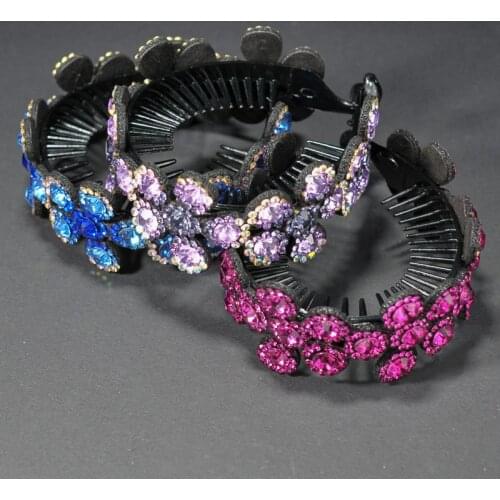 Flower Ponytail Buckle Small Fresh Hair Accessories Plate Hair Device Top Clip Ball Head Korean Trinkets Back Head Hair Clip
