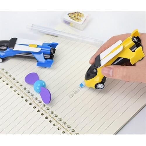 Car Shape Electric Eraser Kit Pencil Automatic Eraser with 20pcs Rubber Refills