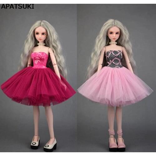 Pretty Ballet Dress Wedding Dresses for 40-50cm XINYI Doll 1:4 Doll Accessories Gown Outfits Clothes for 1/4 BJD Dollhouse