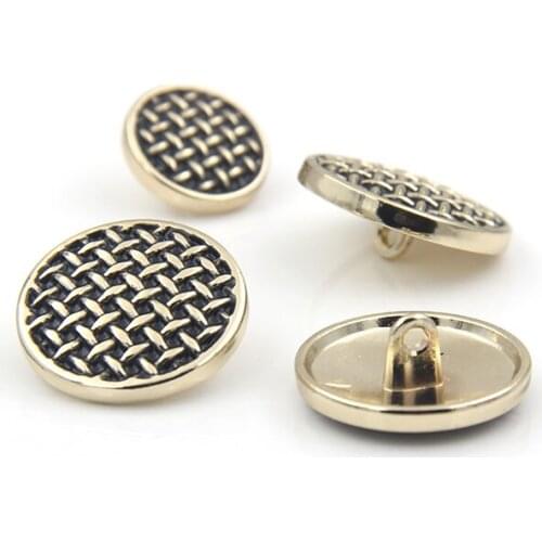 Metal Button Phnom Penh Rattan Embossed Tall Suit Button Suits Button Down Coat Clothes Buttons