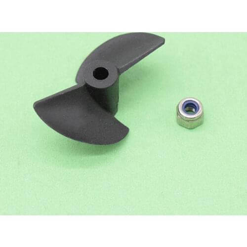Rc Model Boat Nylon Propeller 2 Blades Screw Propeller For Ft012 Brushless Electric Racing Boat Spare parts