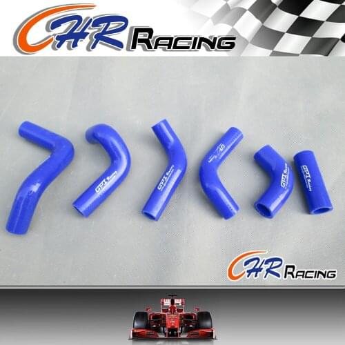 Silicone radiator BLUE hose for 2002-2008 HUSQVARNA TE400 TE450 TE510 2003 2004 05 06 2007