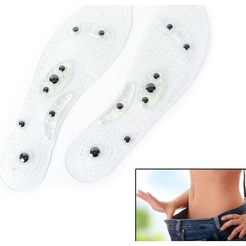 1Pair Magnetic Acupoint Magnetotherapy Pad Shoes Soles Accessories Inserts Breathable Shoes Pad Massage Insoles