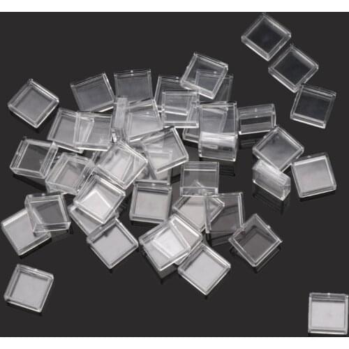 100Pcs Clear Plastic Pushbutton Switch Tact Button Keycaps Covers Protector 85DA