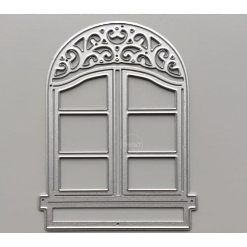 2021 Lace Window Metal Cutting Dies DIY Scrapbooking Paper Photo Album Crafts Mould Cards Embossing Mold Stencils for Decor
