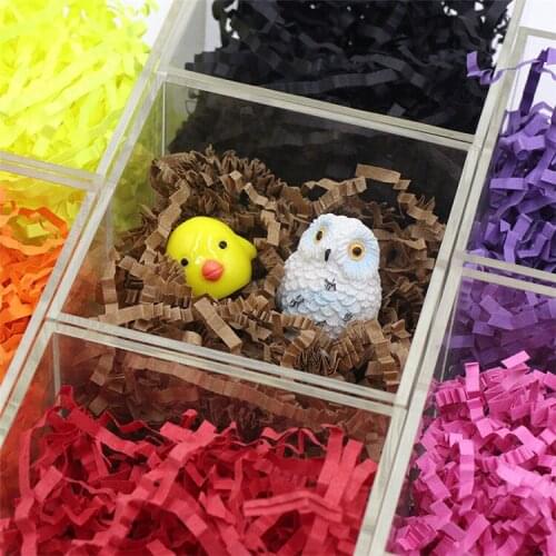 500g/1kg/Folded paper raffia wave paper high-end gift box candy birthday wedding party childrens color DIY filling ornaments