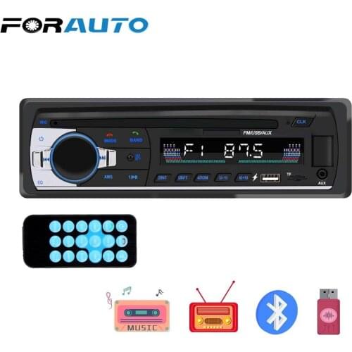 LEEPEE Car MP3 Multimedia Player SD USB JSD-520 12V In-dash 1 din Bluetooth Autoradio FM Aux Input Receiver Car Stereo Radio