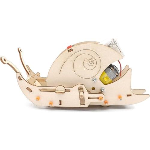 ChildrenS Steam Science Education Tools Bionic Electric Snail Toy Manual Bag Student Diy Technology Small Production Materials