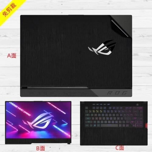 For 15.6" ASUS ROG Strix Scar 15 G533 G533Q G533QM G533QS G533QR 2021 Full Body Bubble Free Laptop Vinyl Decal Cover Sticker