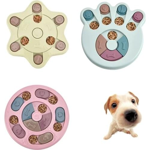 Dog Puzzle Toys Increase IQ Interactive Slow Dispensing Feeding Pet Dog Training Games Feeder For Small Medium Dog Puppy