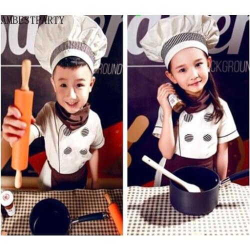 Hot Masquerade dress Fancy Photography cook costumes uniform Cosplay kids performance clothing Halloween costumes AMBESTPARTY