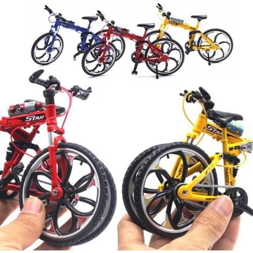 1/10 Scale Simulation Alloy Mini MTB Racing Bike Model Kids Toy Decoration Gift Tabletop Ornaments