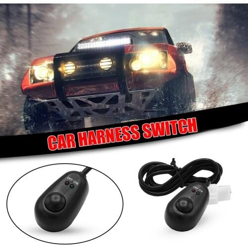 Multi-functional 12/24V Practical Durable Dual Color Indicator On/Off Switch for Off Road LED Work Light Fog Lamp