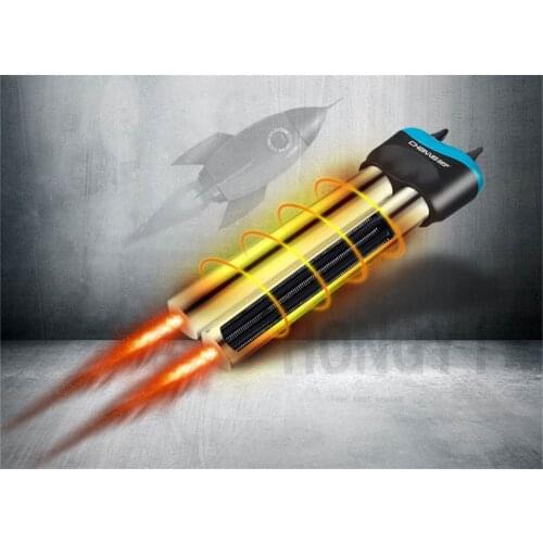 HONGYI 1 piece 600W/800W/1000W aquarium heating rod automatic constant temperature small stainless steel explosion proof heater