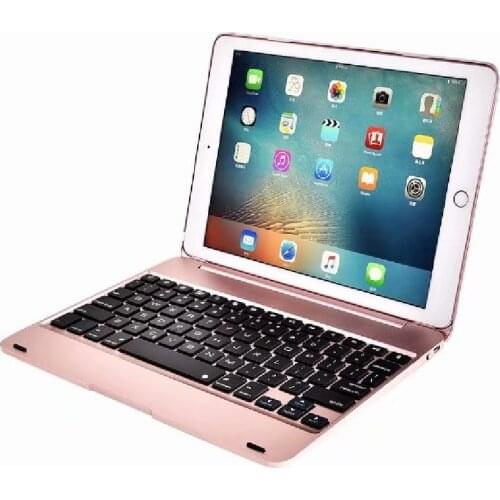 New ABS Coque for iPad 2017 9.7 Keyboard Case A1822 A1823 Bluetooth Wireless Keyboard Case for iPad 9.7 2017 Case with Keyboard