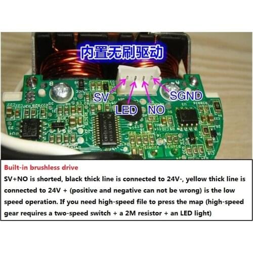 Used 20V-24V violence brushless turbine fan vacuum cleaner brushless motor ultra high speed large suction 80,000 rpm