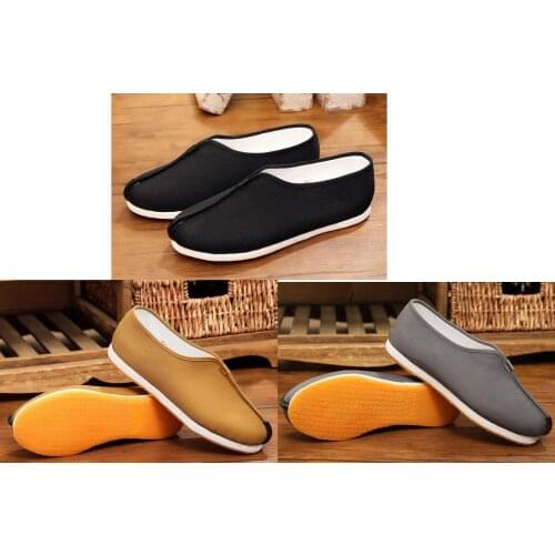 High quality gray/black/yellow handmade cotton Buddhist shaolin monks kung fu shoes zen Lay meditation buddha sneakers