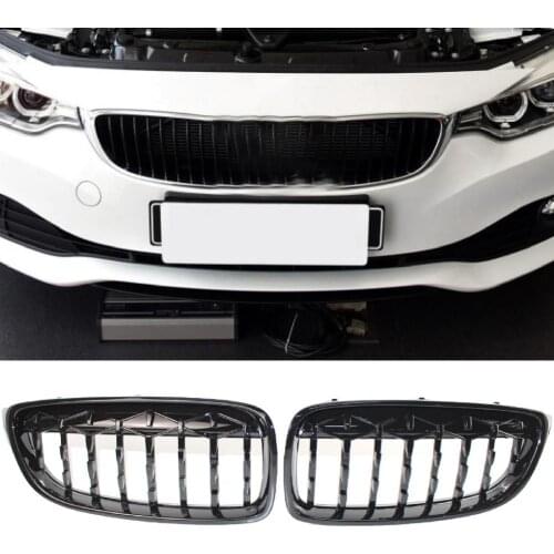1 Pair Grille Cover Easy Installation Good Hardness Smooth Surface Auto Left Right Center Grille