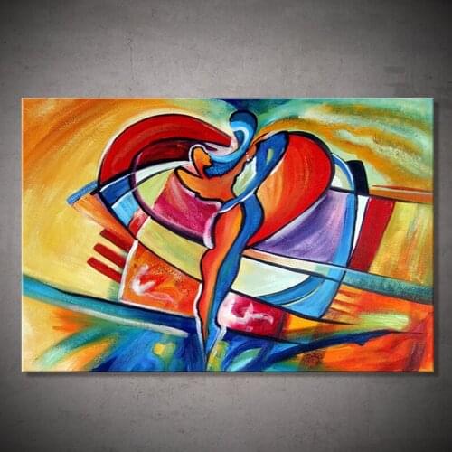 100% Hand Painted Modern Abstract Art Oil Paintings on Canvas Large Wall Mural Decoration for Home Bar Office Wall Decor UnFrame