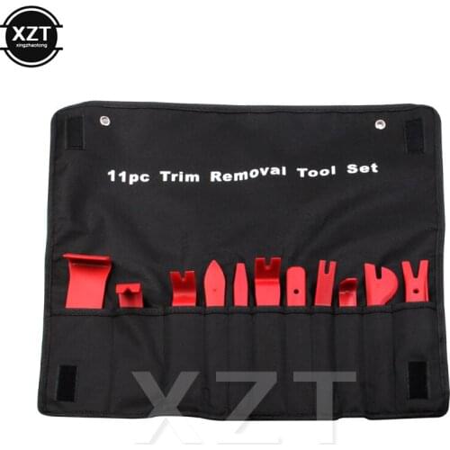 11Pcs Trim Removal Tool Car Panel Door Audio Trim Removal Tool Kit Auto Clip Pliers Fastener Remover Tool Set
