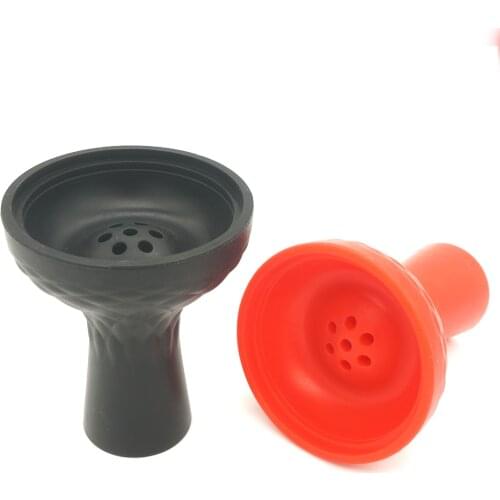 2Pcs Hookah Bowl With 6 Small Hole Shisha Cazoleta Chicha Nargile Accessories Silicone Bowls Cachimbas Sheesha Narguile