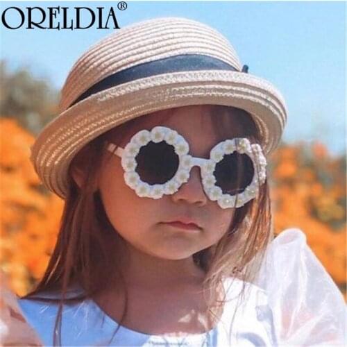 2021 Fashion Daisy Sunglasses Children Personalized Sunflower Sun glassses Brand Designer Traveling Street Shooting Eyeglasses