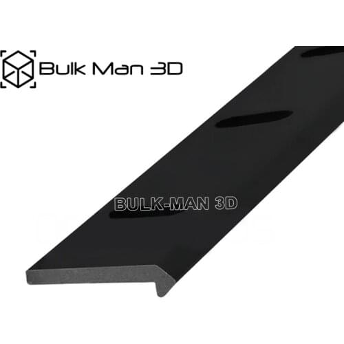 3Meters/Lot OpenRail Linear Rail V-Slot Rail Aluminum Extrusion Open Rail 500mm/1000mm/1500mm Length Black Anodized