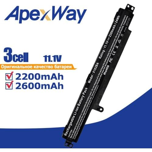 11.1V Laptop Battery A31N1311 for Asus VivoBook F102BA F102BA-DF047H F102BA-SH41 X102B X102BA BH41T F102B T