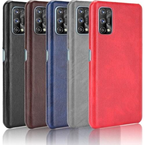 Anti-Dust Litchi Leather Bag for Oppo Realme 7 Pro Realme7 Best Quality Phone Cover Cases