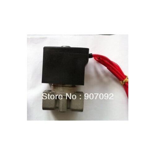 Free Shipping 10PCS DC12V Two Way Two Position 1/4'' Stainless Steel Solenoid Valve Model V2A102-03