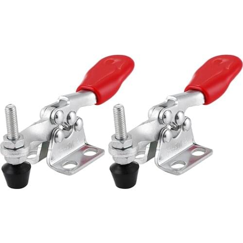 2pcs Horizontal Toggle Clamp Quick-Release Toggle Clamps Set Woodworking Fix Clip Tool for Carpentry Hand Tools