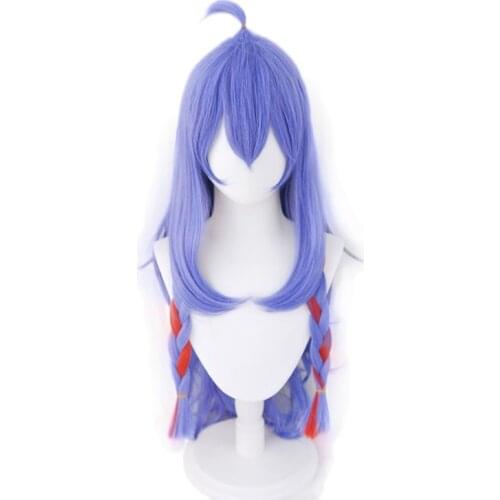 Game Spirit Blossom Kindred Women Long Wig Braids Cosplay Costume Women Purple Heat Resistant Synthetic Hair Party Wigs