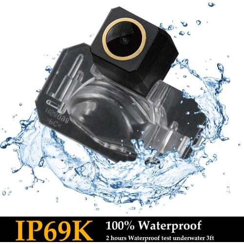 HD 1280x720P Golden Reverse Car Rear View Backup Camera for Honda City Jade Fit Crosstour Odyssey CRV Insight Civic