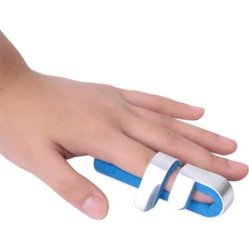 Corrector Aluminium Alloy Finger Protector Correction Fixed Splint Brace Finger Support Sleeve Braces Supports