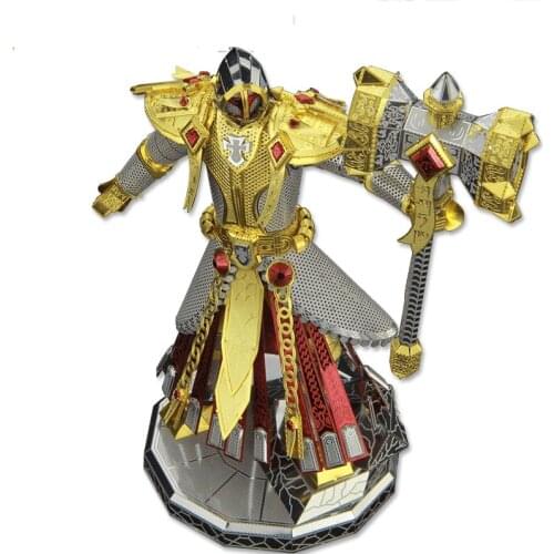 Kingdom of fight 3D Metal Puzzle Gold Judge soldier DIY Laser Cut Puzzles Jigsaw Model For Adult Child Kids Educational Toys