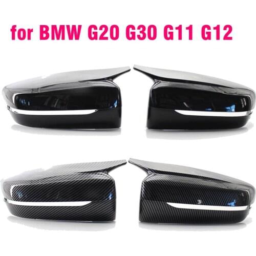 LHD Carbon Fiber Exterior Side Rearview Mirror Cover Trim For BMW 3/5/6/7/8-Series G11 G12 G14 G15 G16 G20 G21 G30 G31 G32 2019