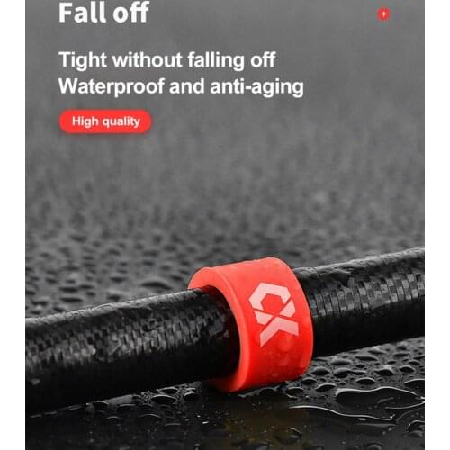 New Luminous Silicone Rod Stop Ring Fishing Rod Anti-skid Ring Fishing Rod Fishing Rod Finger Ring Fishing Gear 2021 Hot