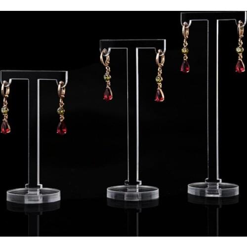 Earring stand holder jewellery display jewelers jewelry organizer stands for drop earrings hanger earing stand set case acrylic