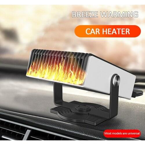 Portable 12V 150W Car Additional Heater Fan Ceramic Windshield Demister Deicer Electric Heater Auto Truck Fan Heating Demister