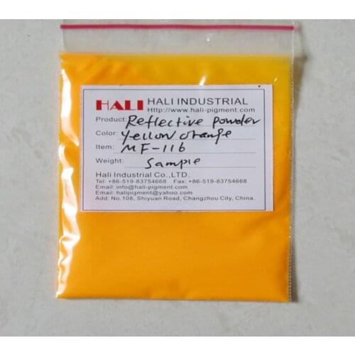 Sell color reflective pigment powder,orange reflective pigment, reflective pigments,MF116 orange, 1 lot=200gram free shipping