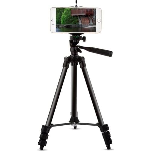 Palo Professional Foldable Camera Tripod Holder Stand For Nikon Canon Sony Tripod Stabilizer Aluminum with Smart Phone Holder