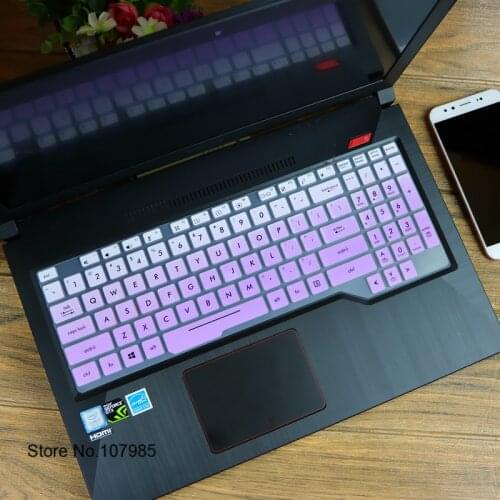 Silicone Keyboard Cover Skin For ASUS Rog Laptop FX63VD FZ63 ZX63 FX80 FX86 FX86F FX86S FX80GE FX95 GL504GM S7Am 15.6 17.3 Inch