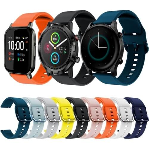 Silicone Strap For Haylou RT LS05S RS3 LS04 Smart Watch Bands Accessories For Haylou Solar LS05 LS02 Waterproof Sport Bracelet