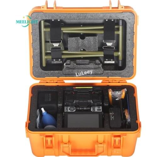 1set automatic optical fiber fusion splicer optical fiber jumper wire, pigtail hot melt machine, fusionadora de fibra optica